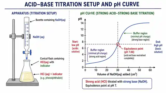 Acid-base titration and pH curve