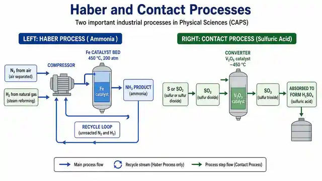 The Haber and Contact processes