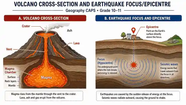 Volcanoes and earthquakes