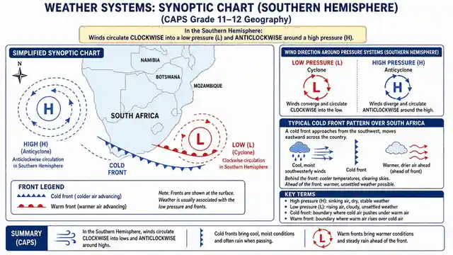Synoptic weather chart