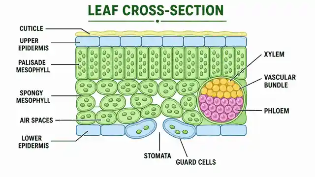 Leaf cross-section