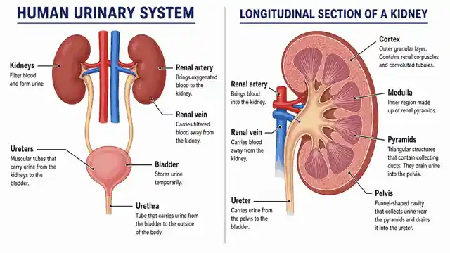 The human urinary system