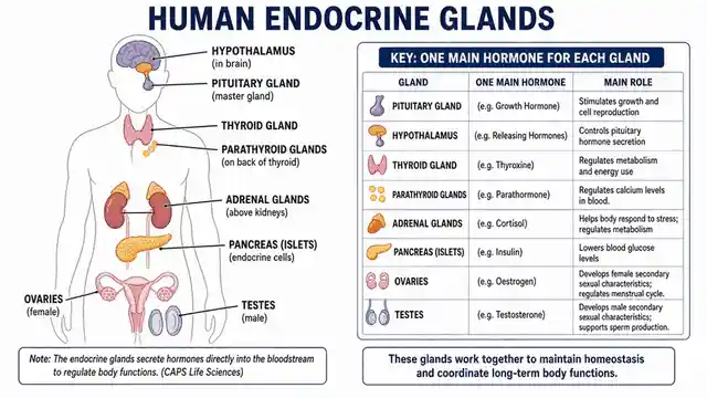 Human endocrine glands