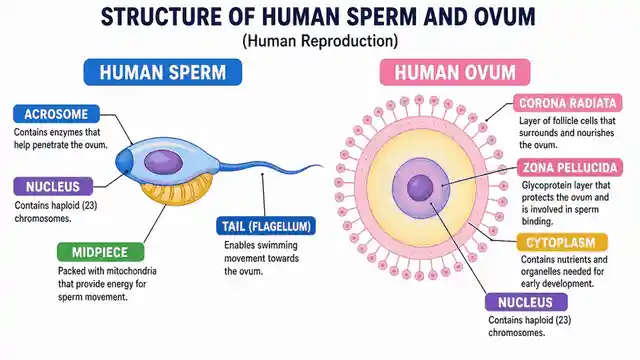 Sperm and ovum