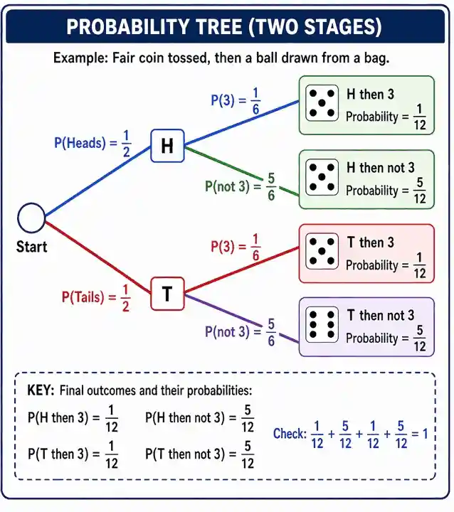 Probability tree (two stages)