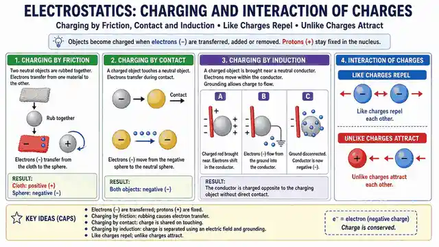 Electrostatics: charging and forces