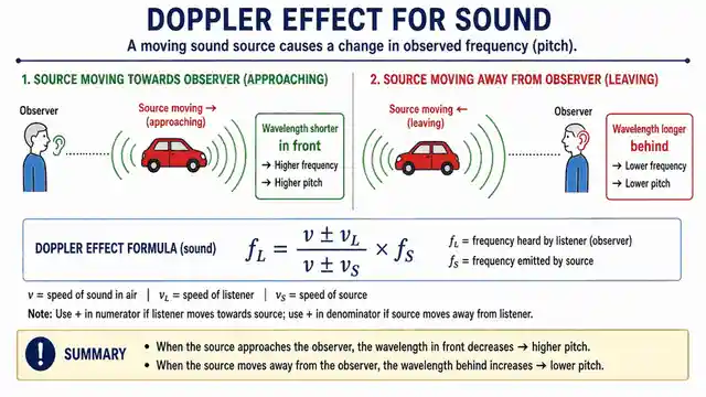 The Doppler effect for sound