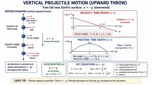 Vertical projectile motion