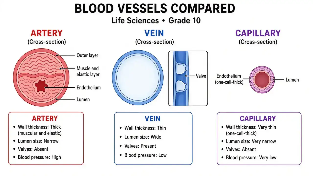 Transport systems in mammals / blood-vessels