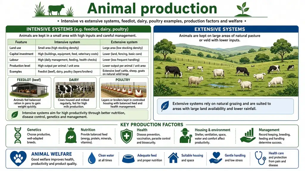 Animal production