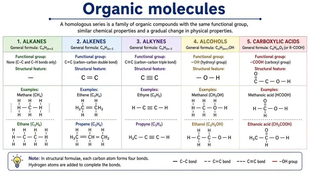 Organic molecules