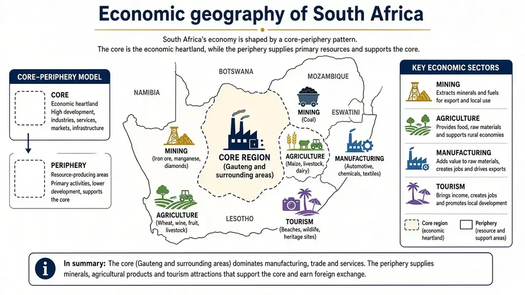 Economic geography of South Africa