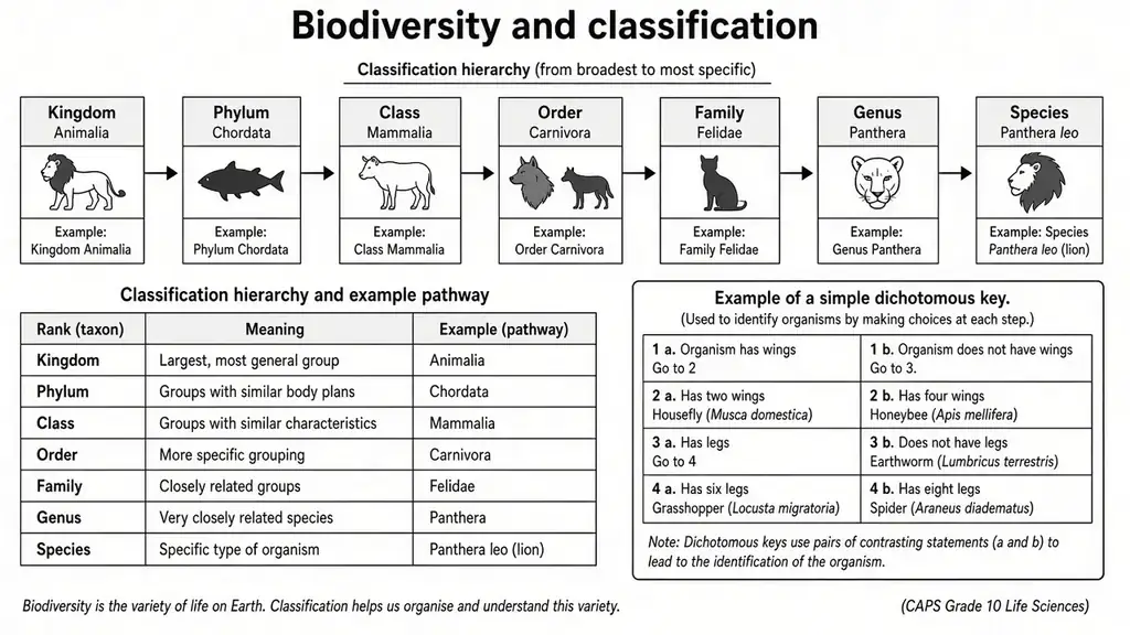 Biodiversity and classification