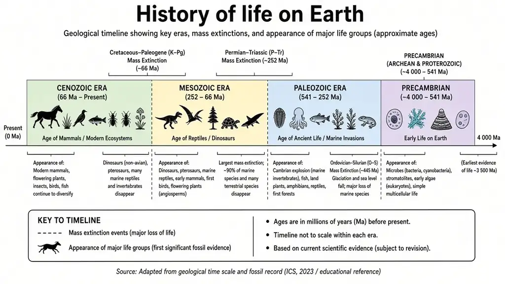 History of life on Earth