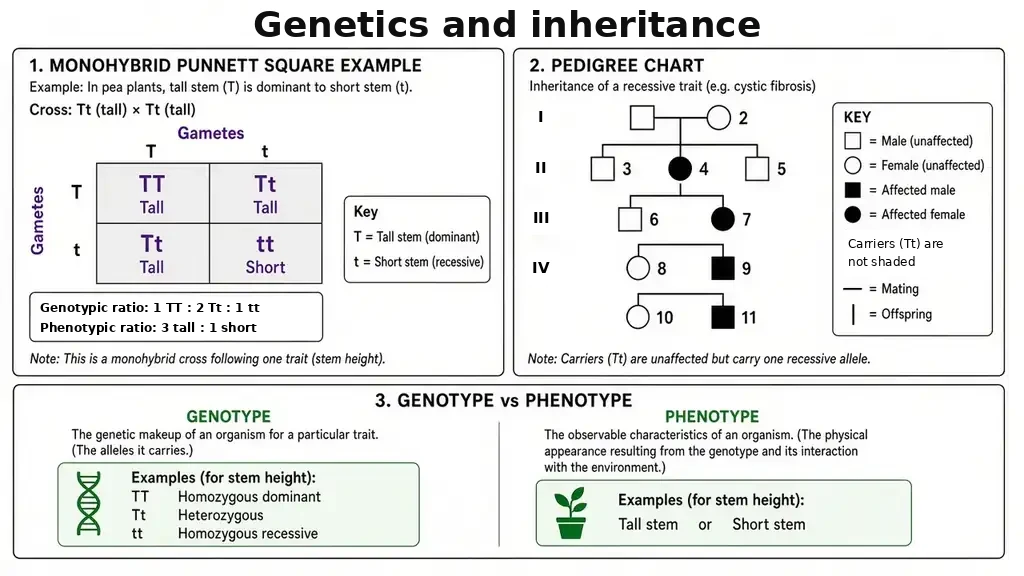 Genetics and inheritance