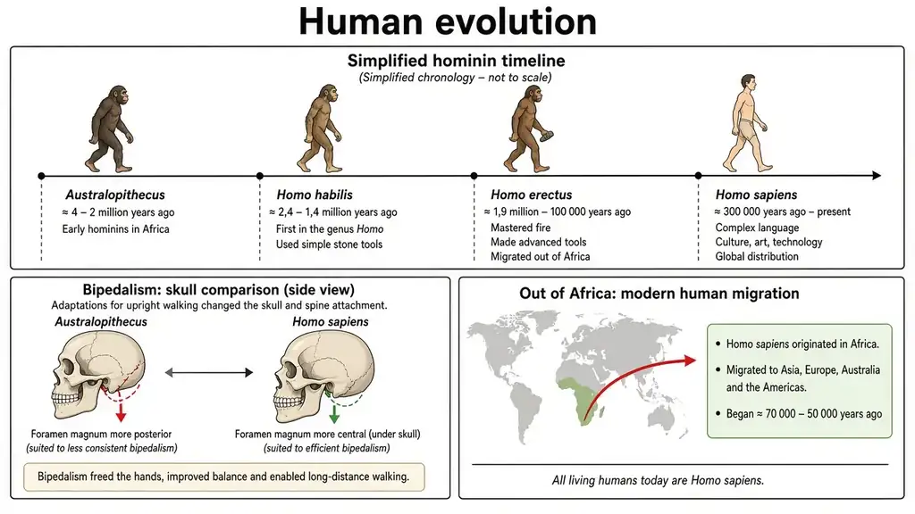 Human evolution
