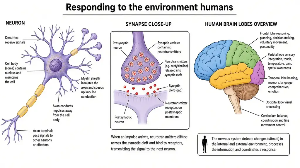 Responding to the environment: humans