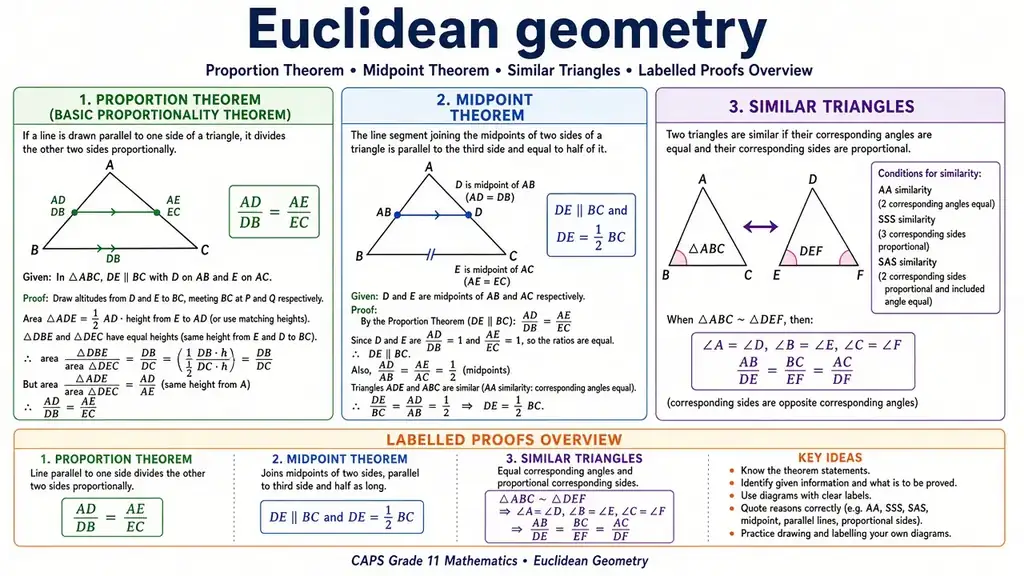 Proportion & midpoint theorem