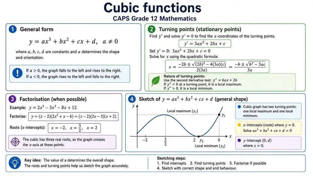Cubic functions & graphs