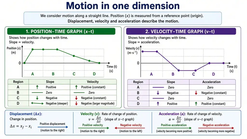 Motion in one dimension