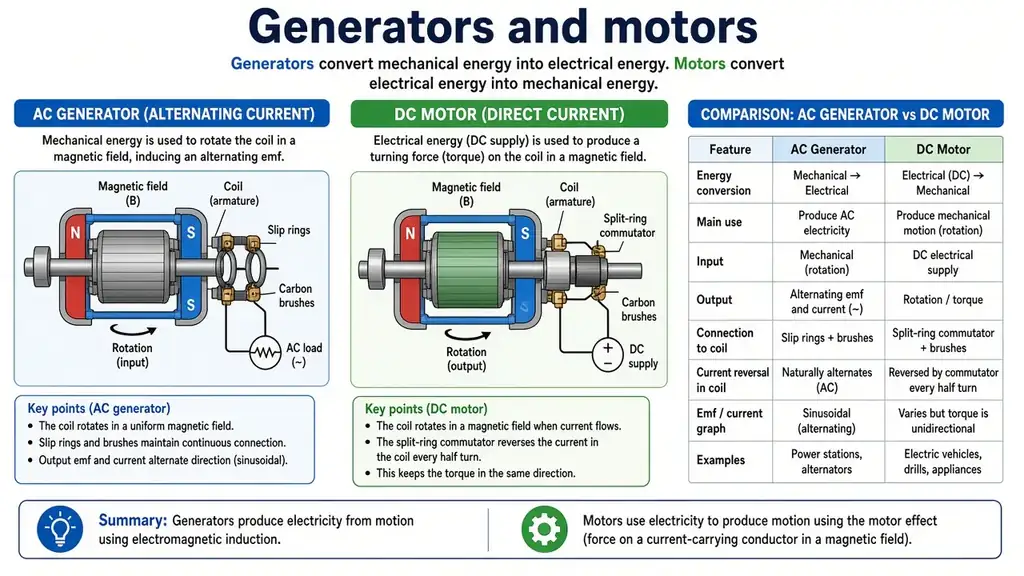Generators & motors